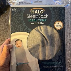 Halo Sleep Sack ideal temp swaddle